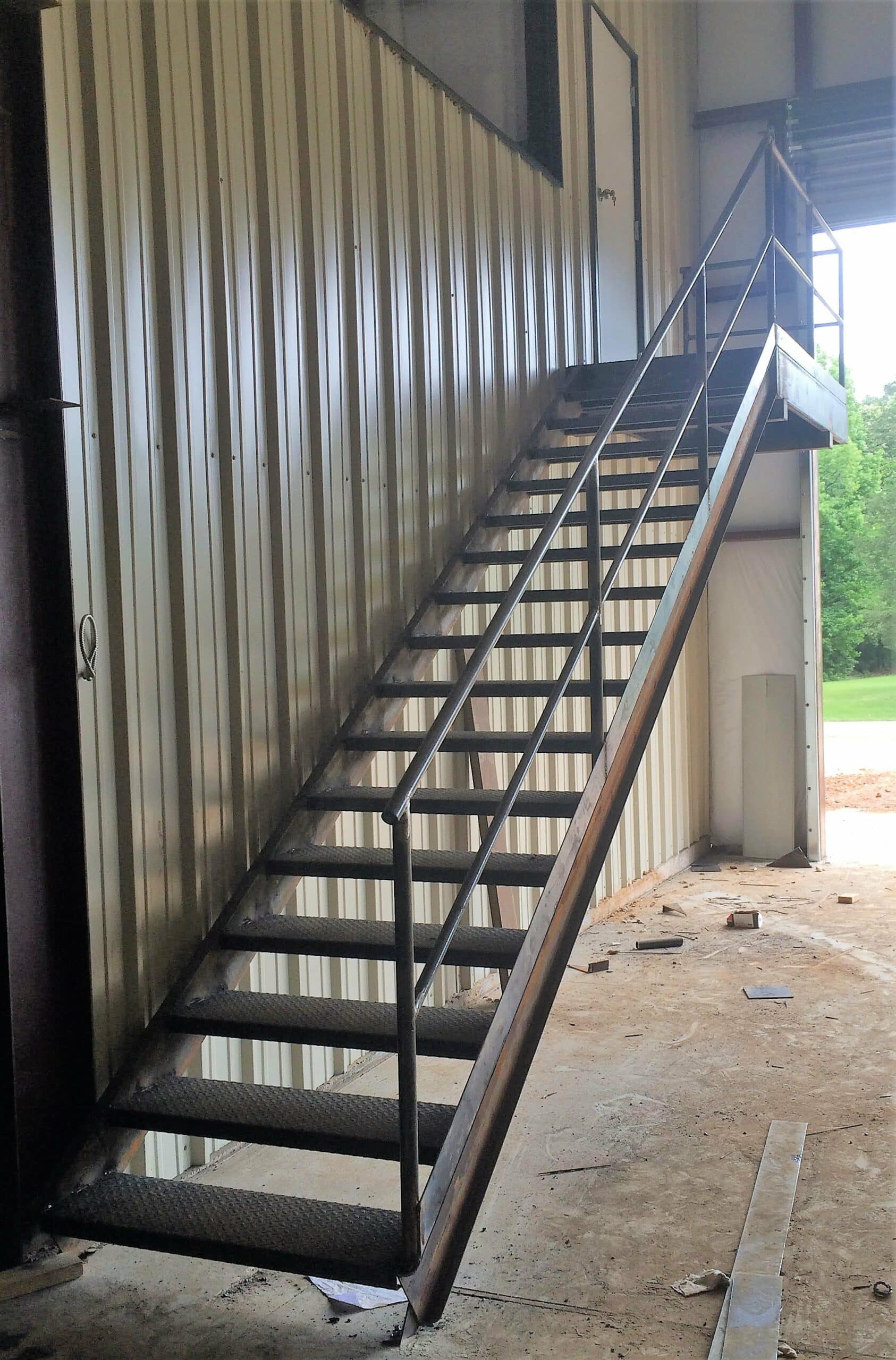 Industrial Metal Staircase